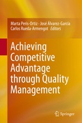 Cover: Achieving Competitive Advantage through Quality Management - Springer