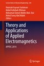 Cover: Theory and Applications of Applied Electromagnetics - Springer