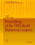 Cover: Proceedings of the 1995 World Marketing Congress - Springer
