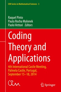 Enlarge image Cover: Coding Theory and Applications - Springer