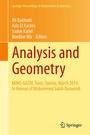 Cover: Analysis and Geometry - Springer