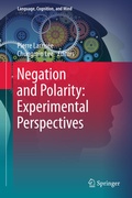 Cover: Negation and Polarity: Experimental Perspectives - Springer