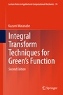 Cover: Integral Transform Techniques for Green's Function - Springer