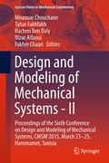 Cover: Design and Modeling of Mechanical Systems - II - Springer