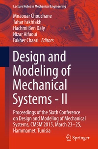 Enlarge image Cover: Design and Modeling of Mechanical Systems - II - Springer