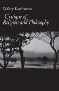 Cover: Critique of Religion and Philosophy - Princeton University Press