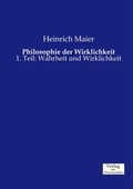 Cover: Philosophie der Wirklichkeit - Vero Verlag