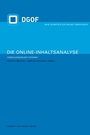 Cover: Die Online-Inhaltsanalyse - Herbert von Halem Verlag