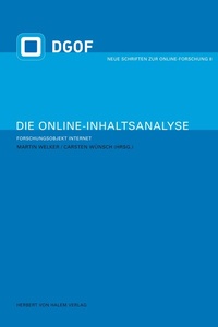 Enlarge image Cover: Die Online-Inhaltsanalyse - Herbert von Halem Verlag