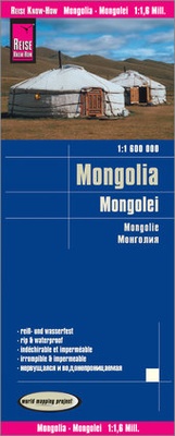 Abbildung von: Reise Know-How Landkarte Mongolei (1:1.600.000) - Reise Know-How Verlag Peter Rump GmbH