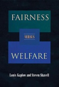 Cover: Fairness versus Welfare - Harvard University Press