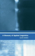 Cover: Glossary of Applied Linguistics - Edinburgh University Press