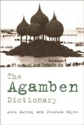 Cover: Agamben Dictionary - Edinburgh University Press