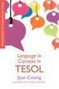 Enlarge image Cover: Language in Context in TESOL - Edinburgh University Press