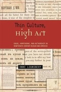 Cover: Thin Culture, High Art - Harvard University Press