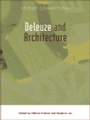 Cover: Deleuze and Architecture - Edinburgh University Press
