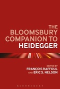 Cover: The Bloomsbury Companion to Heidegger - Bloomsbury Academic