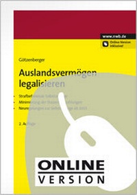 Abbildung von: Auslandsvermögen legalisieren - NWB