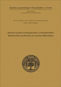 Cover: Deutsch-russische Arbeitsgespr&auml;che zu mittelalterlichen Handschriften und Drucken in russischen Bibliotheken - Franz Steiner Verlag