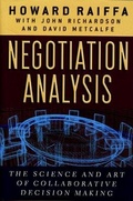 Abbildung von: Negotiation Analysis - The Belknap Press