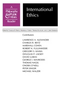 Cover: International Ethics - Princeton University Press