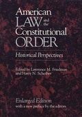 Cover: American Law and the Constitutional Order - Harvard University Press