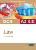Cover: OCR A2 Law: Unit G153 - Philip Allan Updates