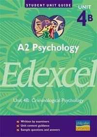 Enlarge image Cover: A2 Psychology Edexcel: Unit 4b - Philip Allan Updates