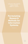 Cover: Formulating Research Methods for Information Systems - Palgrave Macmillan