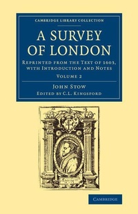 Enlarge image Cover: A Survey of London - Cambridge University Press