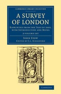 Cover: A Survey of London 2 Volume Set - Cambridge University Press