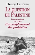 Cover: La question de Palestine, tome 3 - Fayard