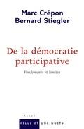 Cover: de la Democratie Participative - Fayard/Mille Et Une Nuits