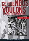 Cover: Ce que nous voulons - Fayard/Mille Et Une Nuits