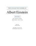 Cover: The Collected Papers of Albert Einstein, Volume 4 (English) - Princeton University Press