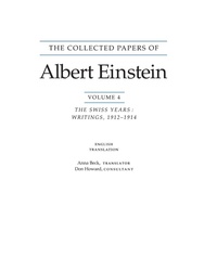 Abbildung von: The Collected Papers of Albert Einstein, Volume 4 (English) - Princeton University Press