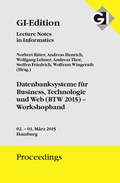 Cover: GI Edition Proceedings Band 242 Datenbanksysteme f&uuml;r Business, Technologie und Web (BTW 2015) - Workshopband - K&ouml;llen