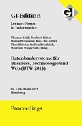 Cover: GI Edition Proceedings Band 241 Datenbanksysteme f&uuml;r Business, Technologie und Web (BTW 2015) - K&ouml;llen