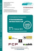 Cover: Moderne Stra&szlig;enbahntechnik - INFRASTRUKTUR 2015 - Interdisziplin&auml;rer Forschungsverbund Bahntechnik