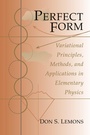 Cover: Perfect Form - Princeton University Press