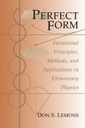 Cover: Perfect Form - Princeton University Press