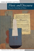 Cover: Music and Discourse - Princeton University Press