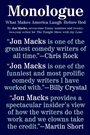 Cover: Monologue - Blue Rider Press