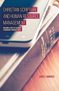 Cover: Christian Scripture and Human Resource Management - Palgrave MacMillan