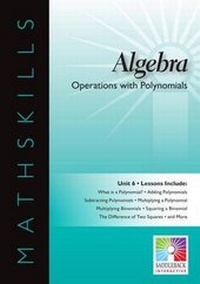 Enlarge image Cover: Operations with Polynomials Interactive Whiteboard Resource - Saddleback Educational Publishing, Inc.