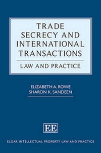 Enlarge image Cover: Trade Secrecy and International Transactions - Edward Elgar Publishing