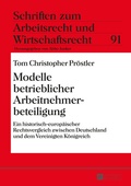 Cover: Modelle betrieblicher Arbeitnehmerbeteiligung - Peter Lang Verlag