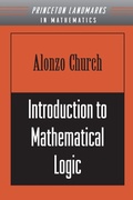 Cover: Introduction to Mathematical Logic - Princeton University Press