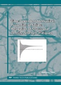 Cover: Relaxation of Stress and Density, Strength (Fatigue) - Trans Tech Publications Ltd