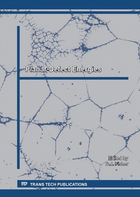 Enlarge image Cover: Planar-Defect Energies - Trans Tech Publications Ltd
